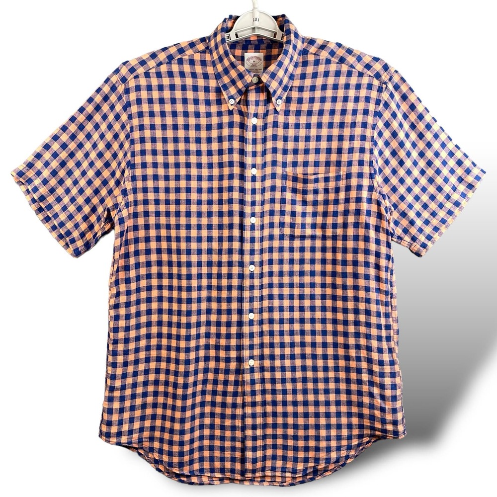 Brooks Brothers Men's Casual Button-Down‎ Shirt Size Medium
